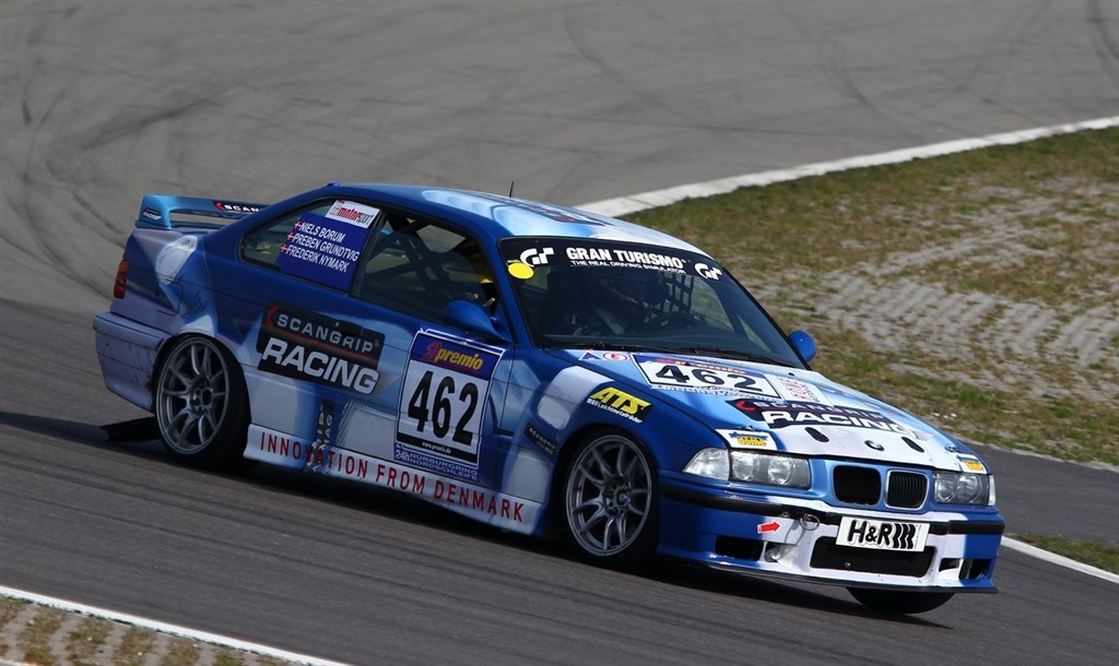 Scangrip Racing på Nürburgring i deres BMW M3